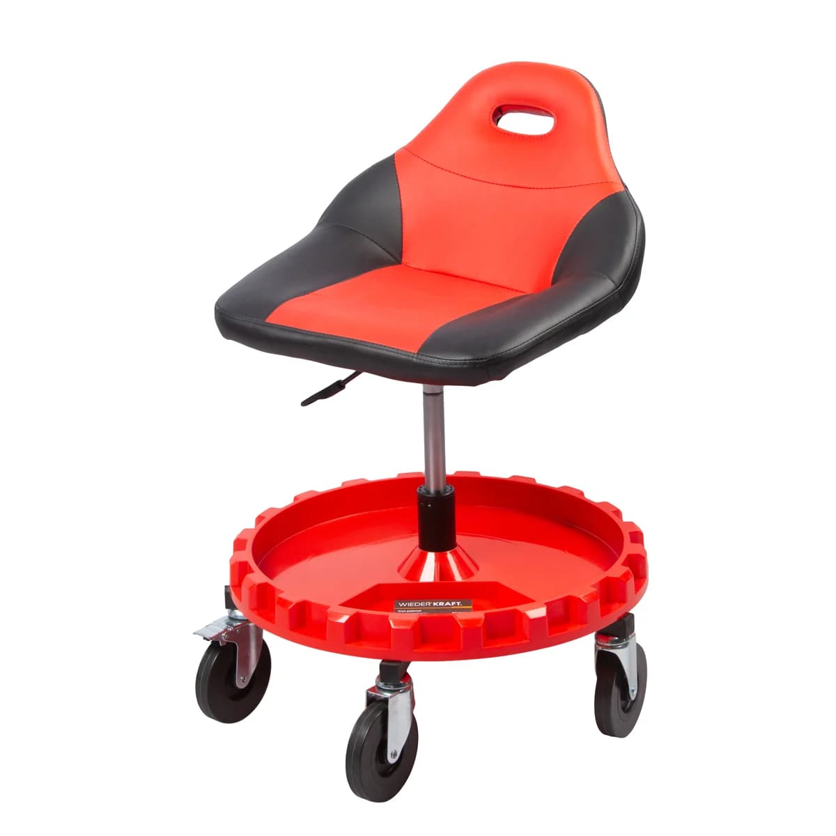 Табурет механика с микролифтом и спинкой, 120 кг WIEDERKRAFT WDK-86012