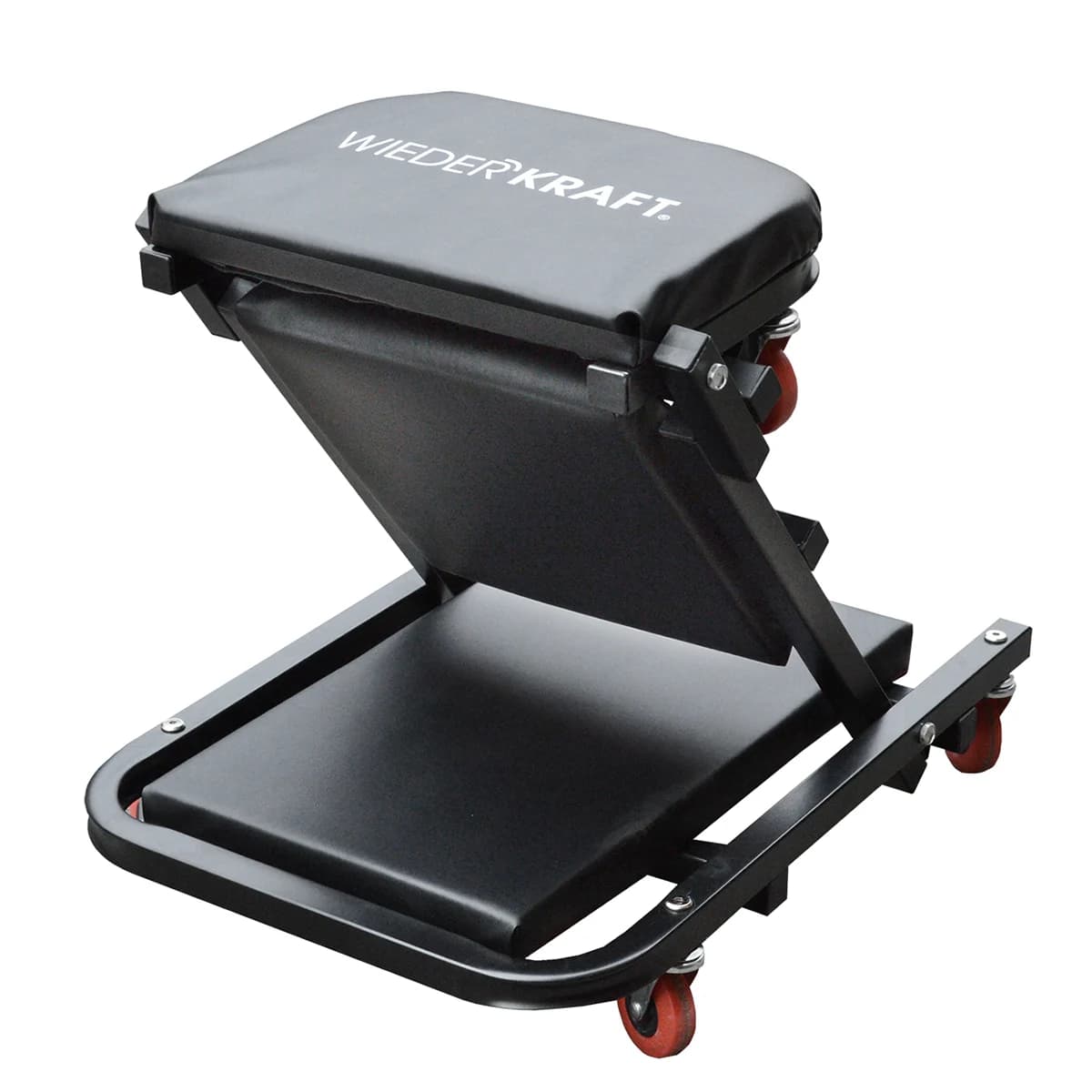 Ремонтный подкатной лежак складной на шести колёсах WIEDERKRAFT WDK-86044