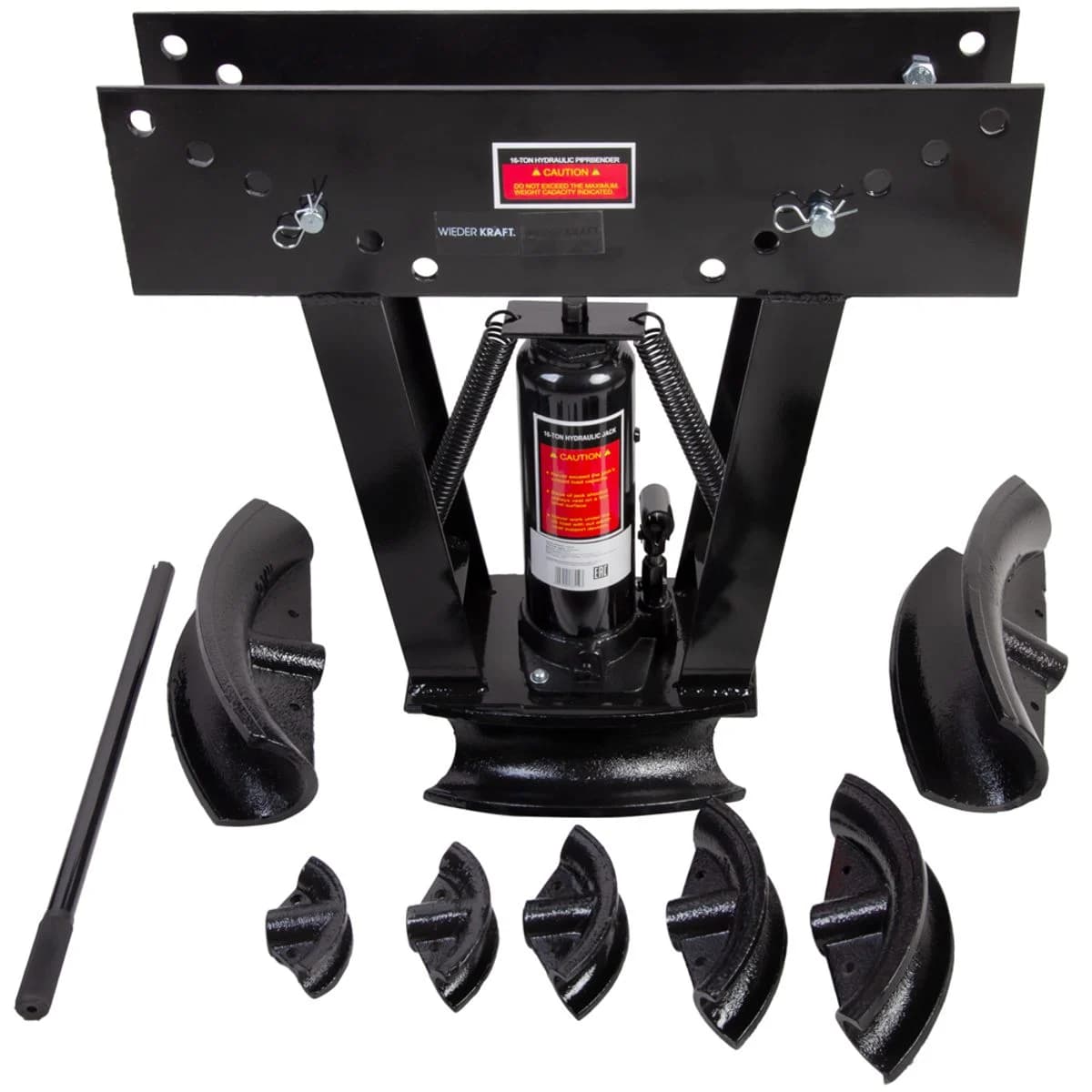 Гидравлический трубогиб, 16 т, для труб 12.7–76.2 мм WIEDERKRAFT WDK-87016