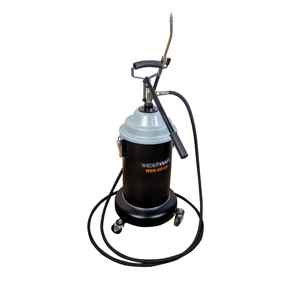 Нагнетатель ручной для консистентной смазки 13 кг шланг 2.5 м Wiederkraft WDK-89120