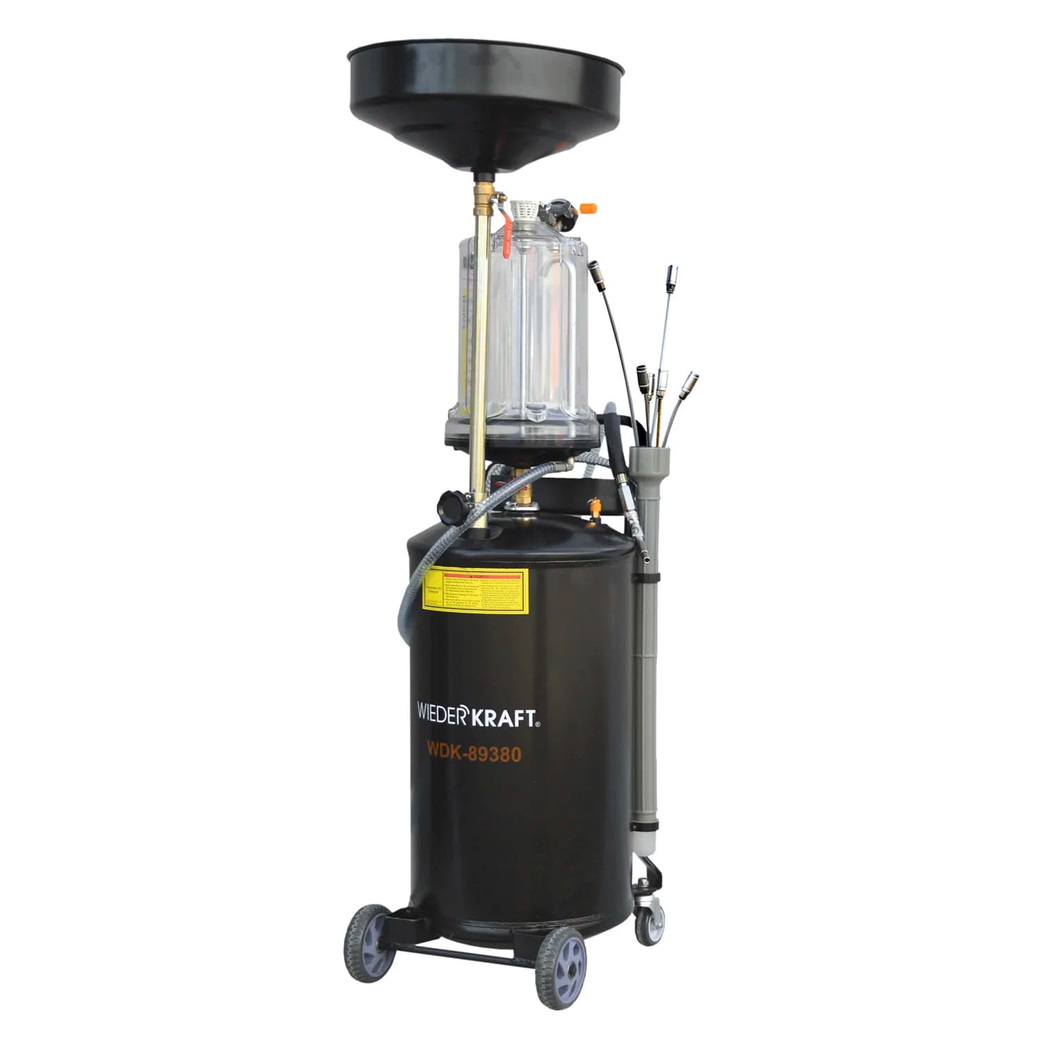 Маслосменная установка с предкамерой и воронкой 80 л WIEDERKRAFT WDK-89380