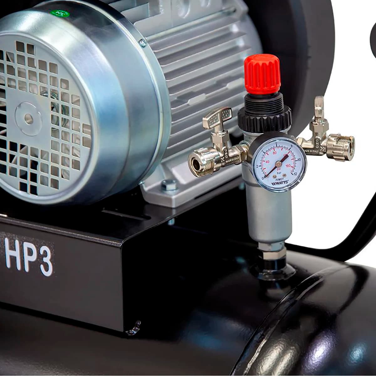 Поршневой ременной компрессор 340 л/мин, 100 л, 10 бар, 220 В WIEDERKRAFT WDK-91032