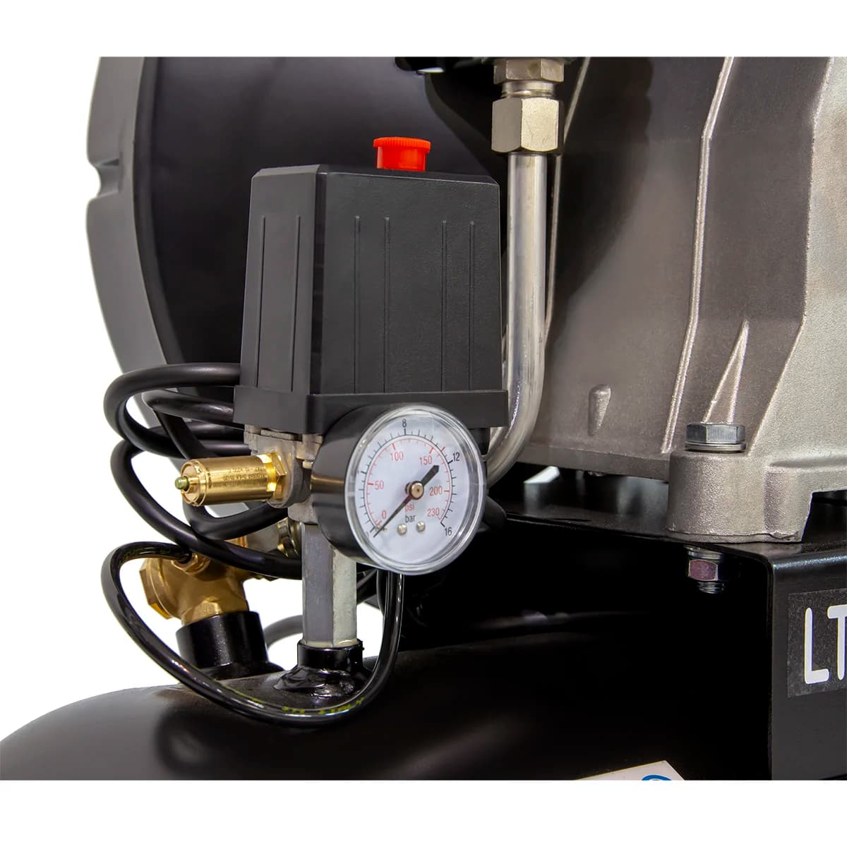 Поршневой ременной компрессор 400 л/мин, 100 л, 10 бар, 220 В, итальянский WIEDERKRAFT WDK-91040