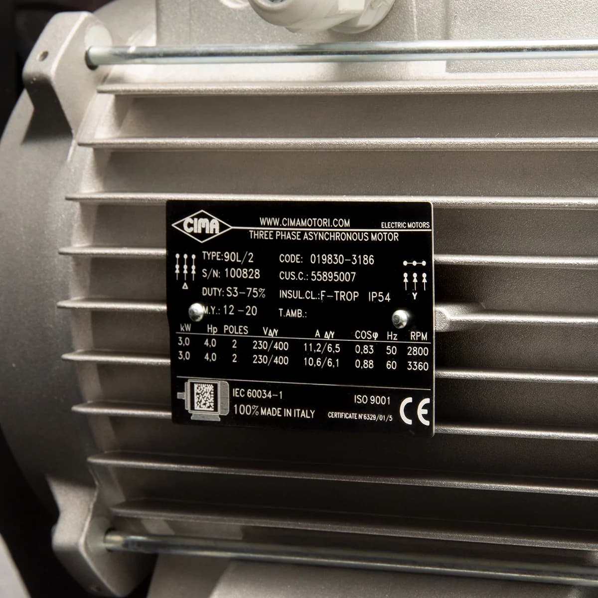 Поршневой компрессор ременной 100 л, 541 л/мин, 10 бар, 380В, итальянский WIEDERKRAFT WDK-91054