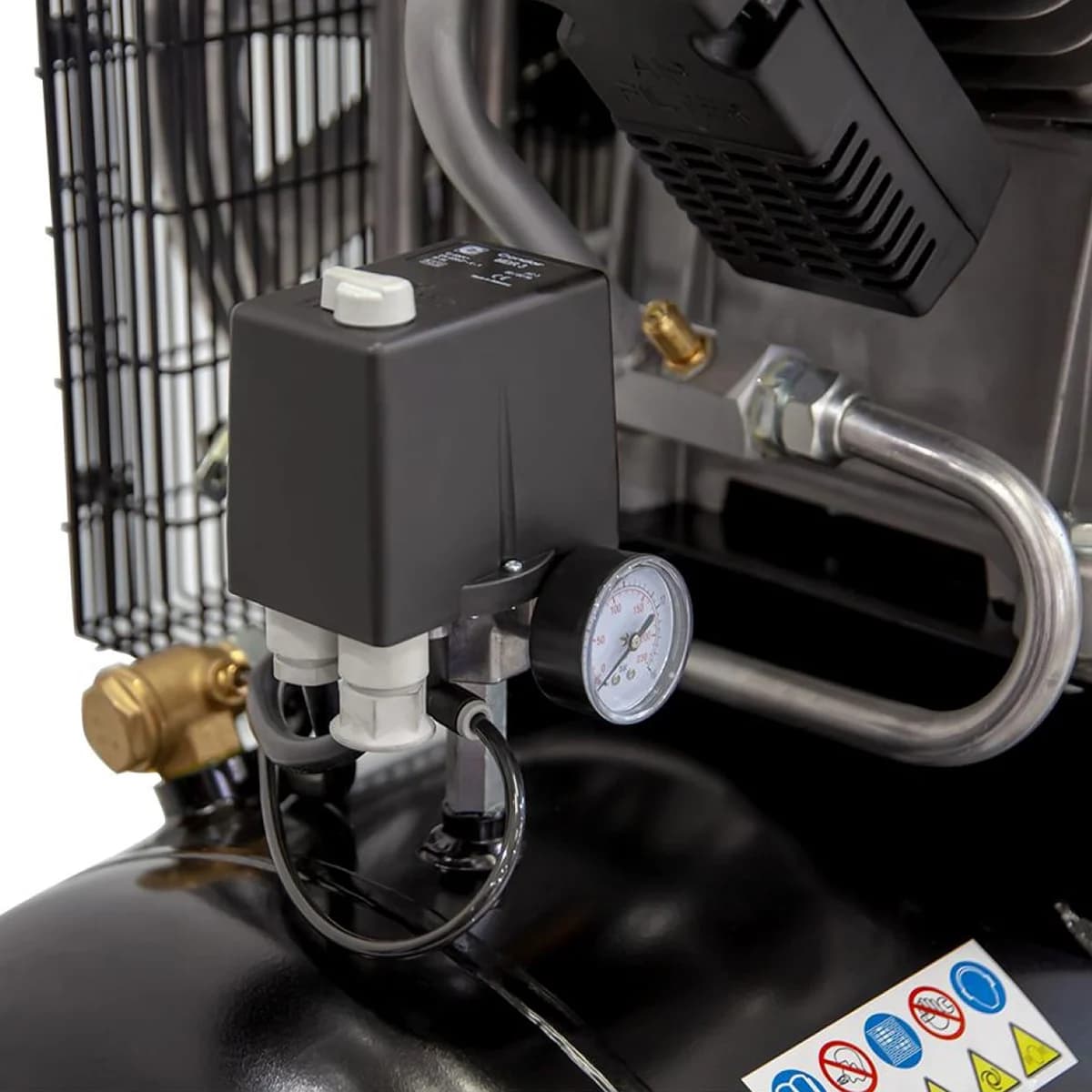 Поршневой компрессор 270 л, 1300 л/мин, 11 бар, 380 В, четырёхцилиндровый WIEDERKRAFT WDK-92712