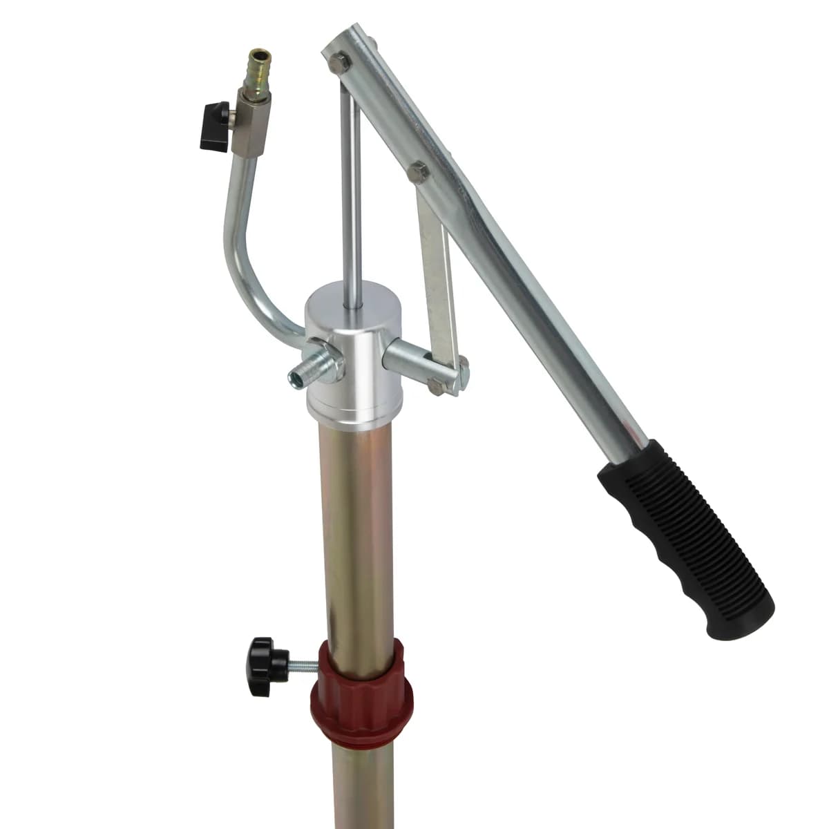 Маслораздаточный ручной насос с лейкой для бочек 50–205 л WIEDERKRAFT WDK-940A