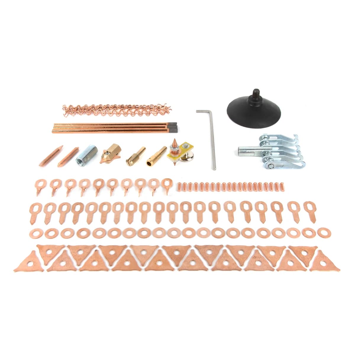 Набор сварочных аксессуаров для споттера 110 предметов Wiederkraft WDK-BOX77