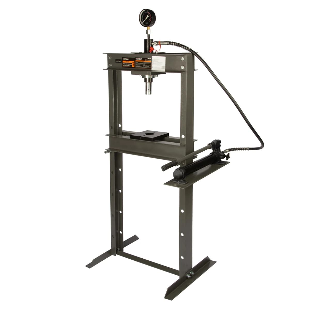 Гидравлический пресс напольный 12 т, ручной WIEDERKRAFT WDK-HP121