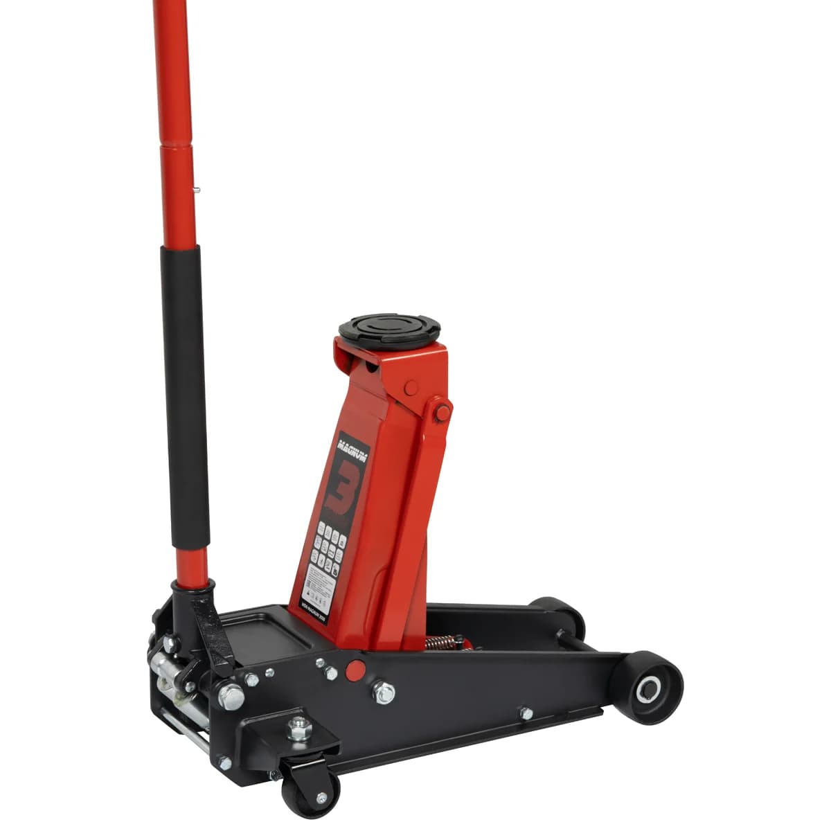 Подкатной гидравлический домкрат 3 тонны Wiederkraft WDK-Magnum 3000