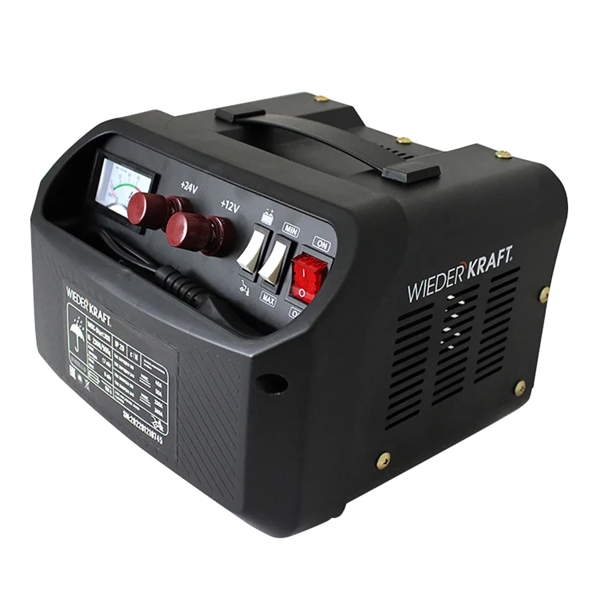 Пуско-зарядное устройство 12/24 В, 300 А, медный трансформатор WIEDERKRAFT WDK-Start300