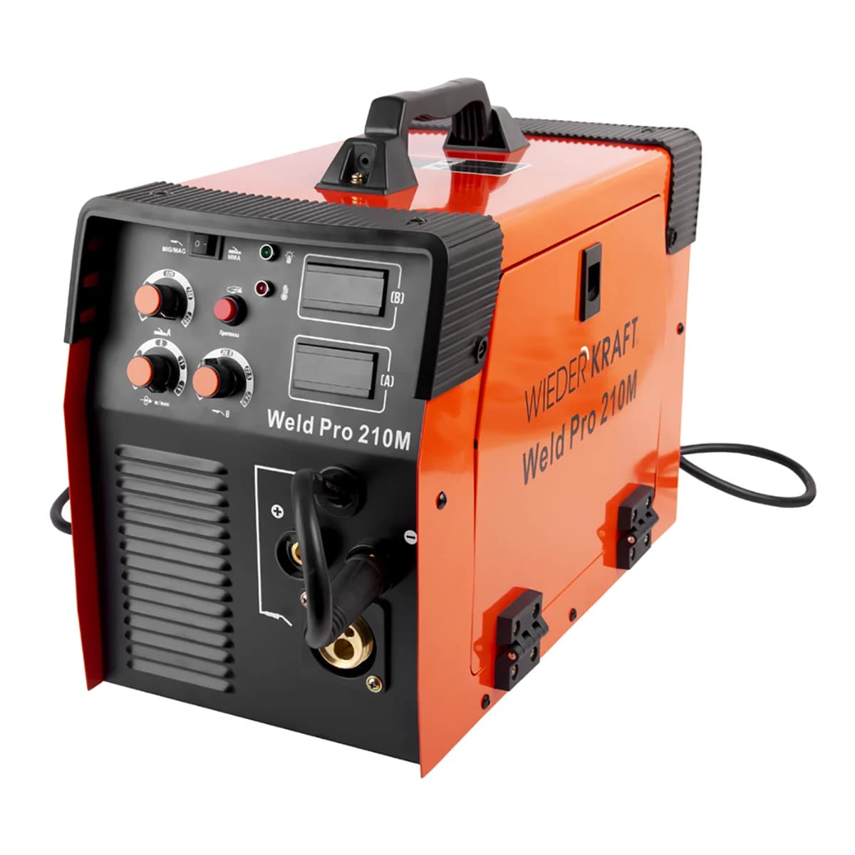 Универсальный сварочный инвертор 210 А, MIG/MAG/MMA/NO GAS WIEDERKRAFT Weld Pro 210M