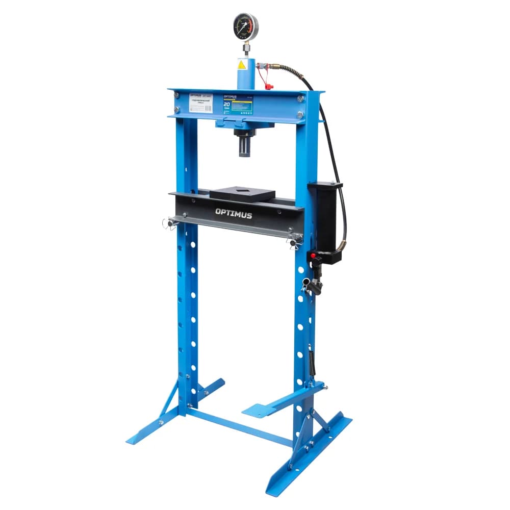 Напольный гидравлический пресс 20 тонн Optimus OPT-220F