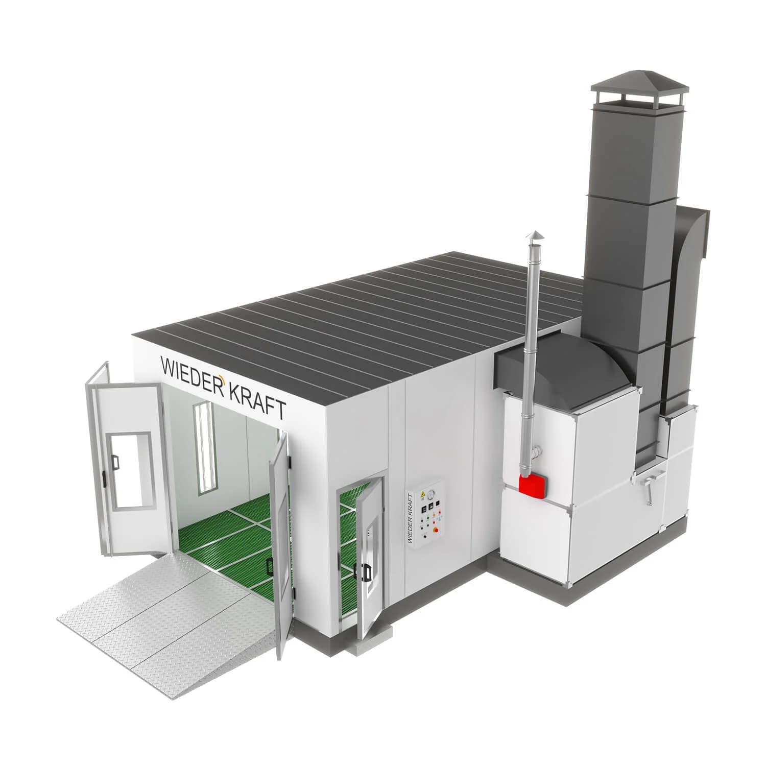 Окрасочно-сушильная камера, дизельная горелка, металлическое основание Wiederkraft WDK-310