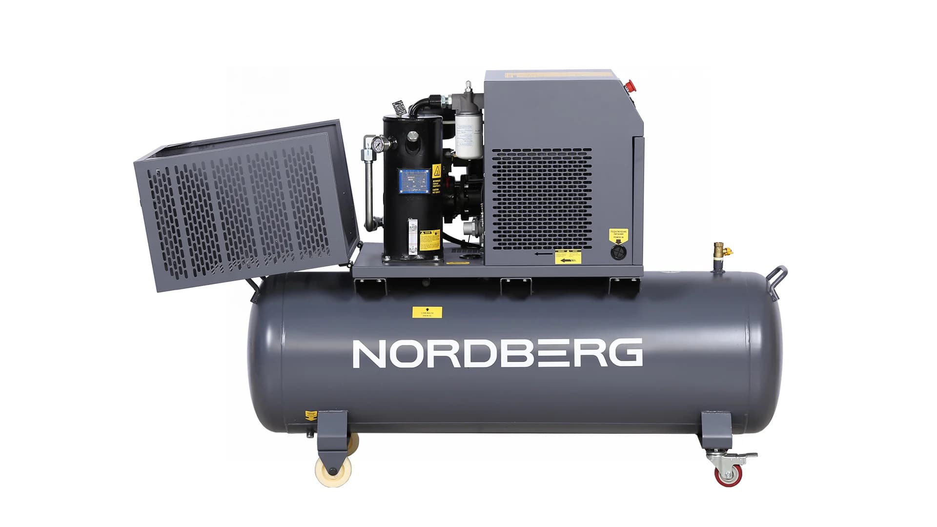 Компрессор винтовой Nordberg NCF7,5R — 5,5 кВт / 10 бар / ресивер 230 л