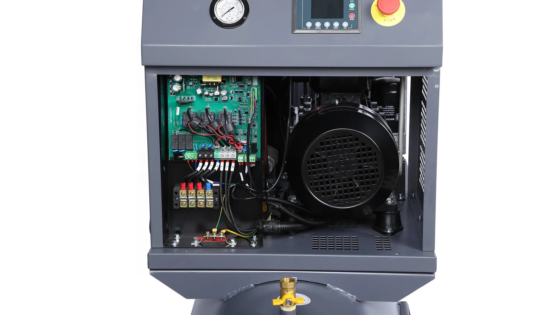 Компрессор винтовой Nordberg NCF7,5R — 5,5 кВт / 10 бар / ресивер 230 л