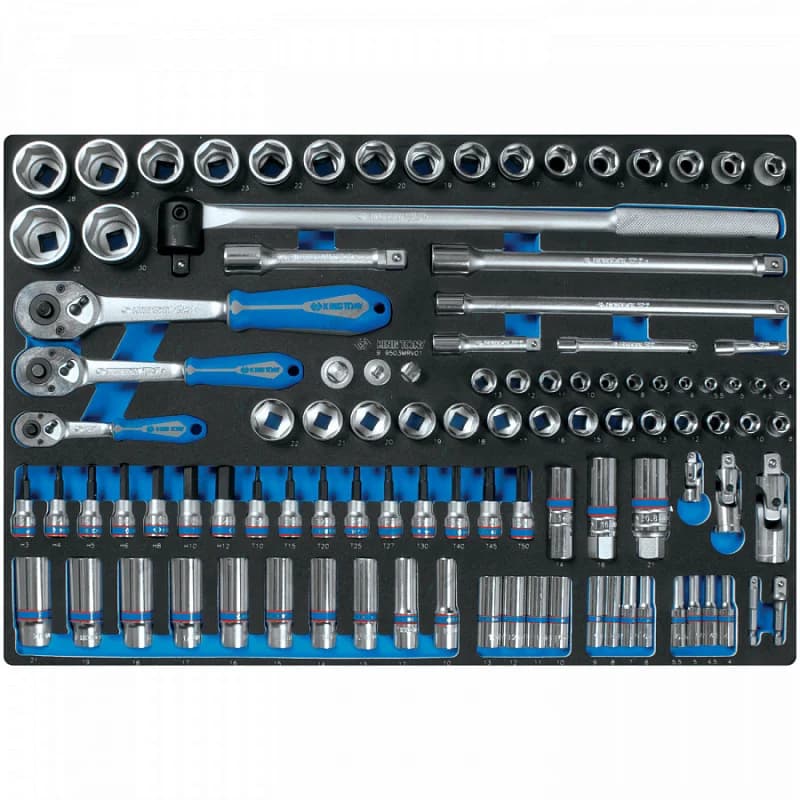 Набор торцевых головок KING TONY 9-9503MRV01 в кейсе