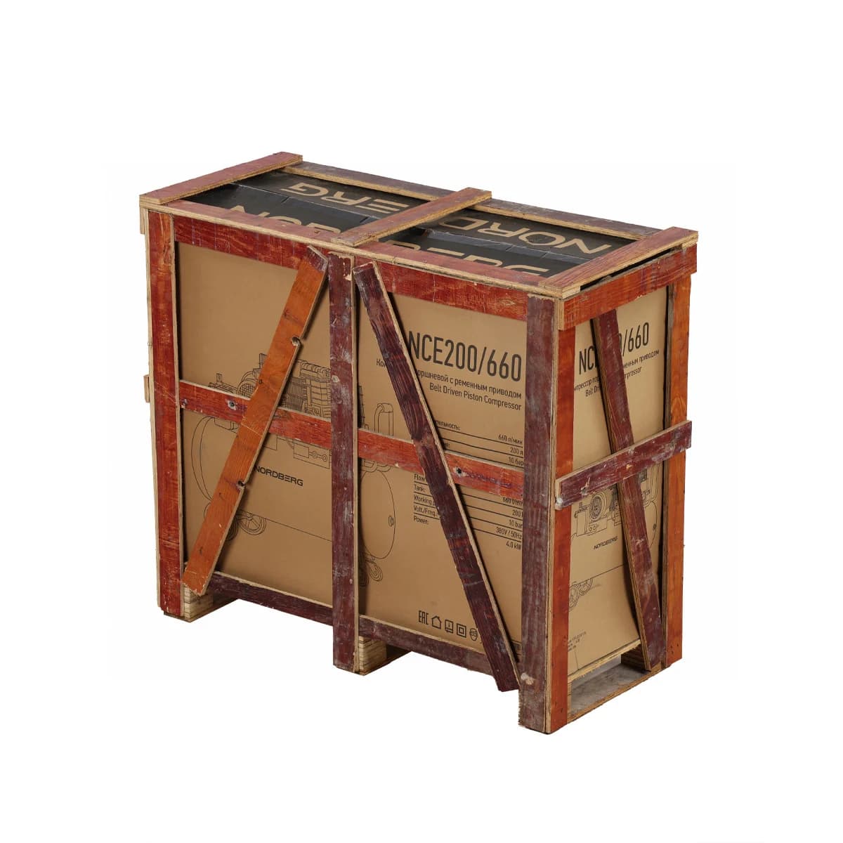 Сервисный комплект для поршневого компрессора NORDBERG NCE200/660