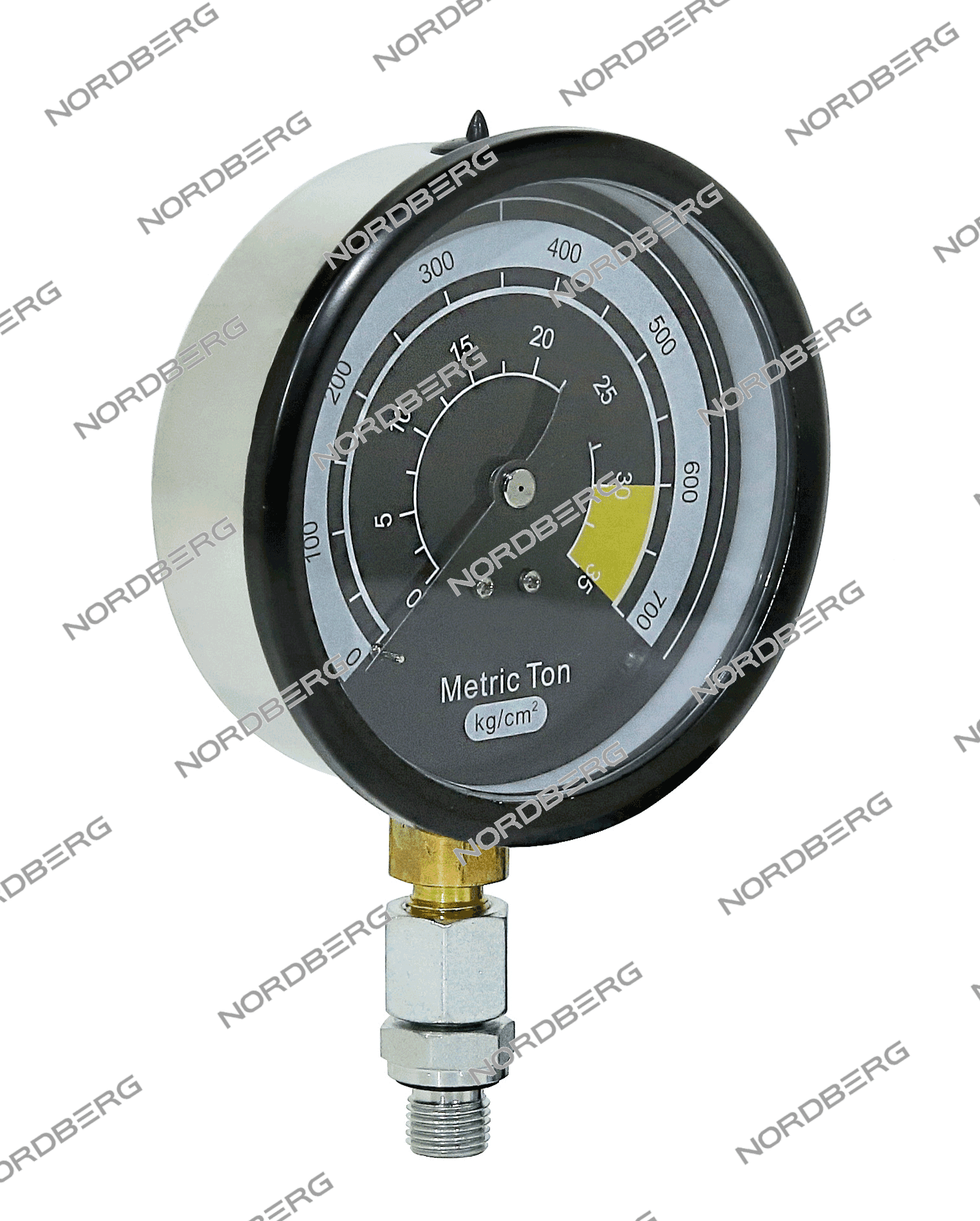 Манометр NORDBERG N3530 — шкала 0–60 МПа и резьба M10×1