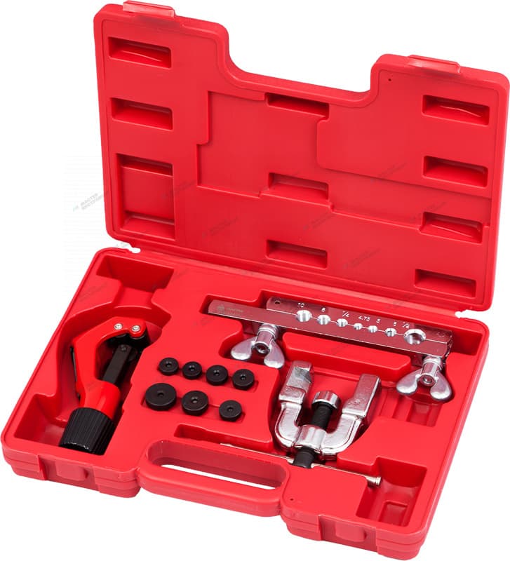 Набор инструментов для развальцовки и резки тормозных трубок 102-12416C в кейсе