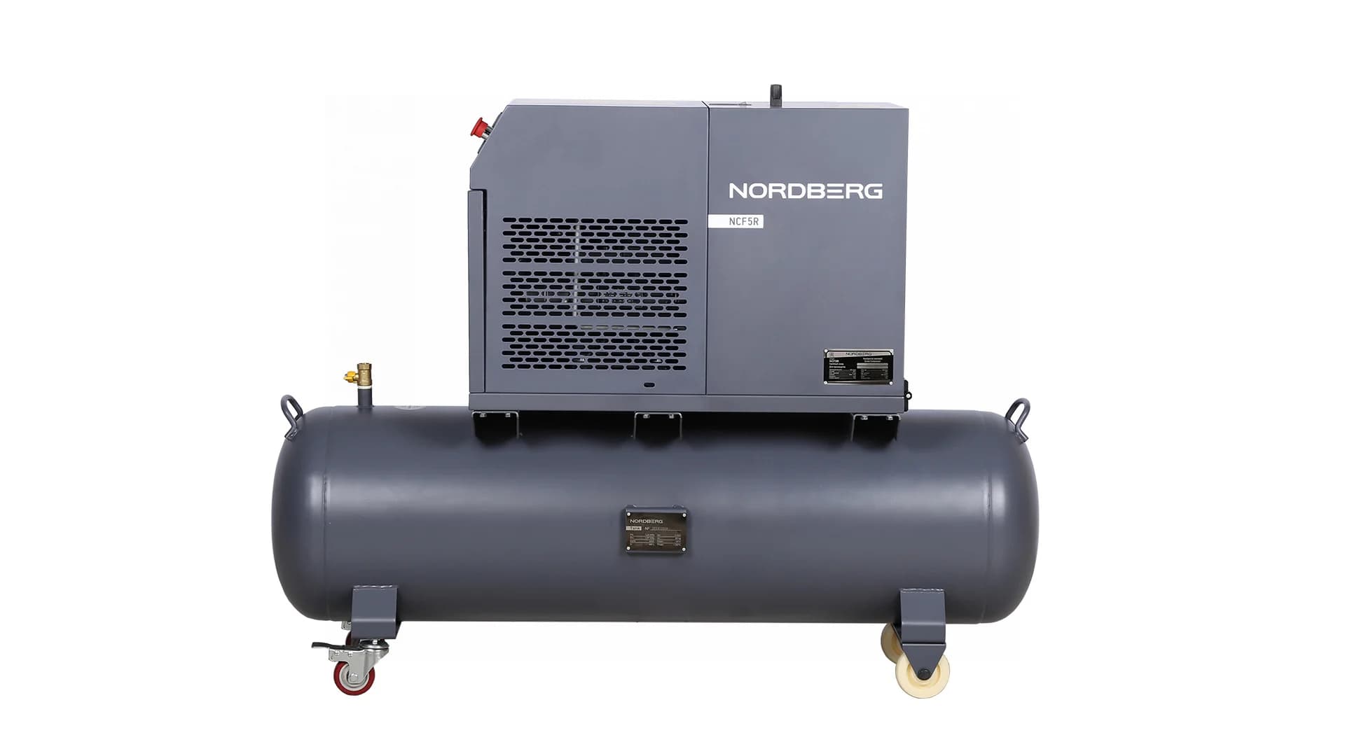 Компрессор винтовой Nordberg NCF5R — 4 кВт / 10 бар / ресивер 180 л