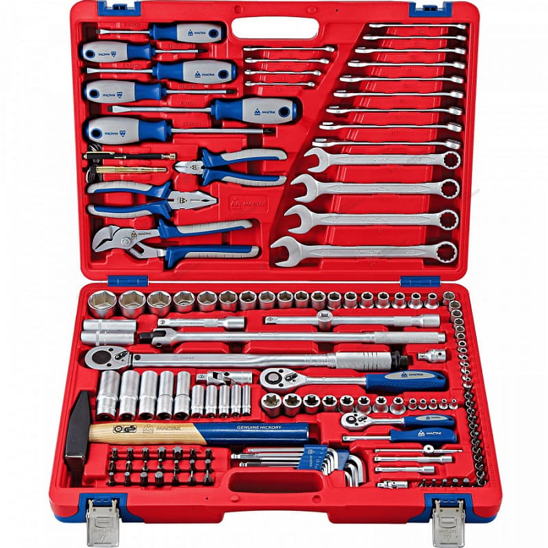 Кейс с набором инструментов для автосервиса