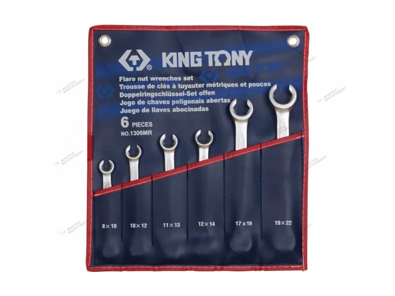 Набор разрезных ключей King Tony 1306MR в кейсе