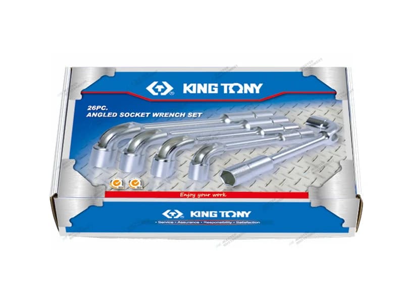 Набор торцевых L-образных ключей King Tony 1826MR в кейсе