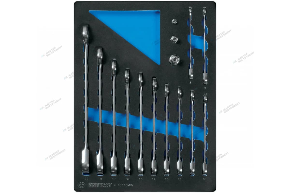 Набор трещоточных ключей King Tony 9-10115MRV в ложементе