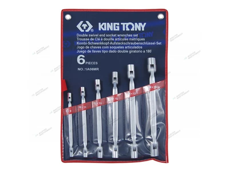 Набор накидных ключей King Tony 1A06MR в кейсе