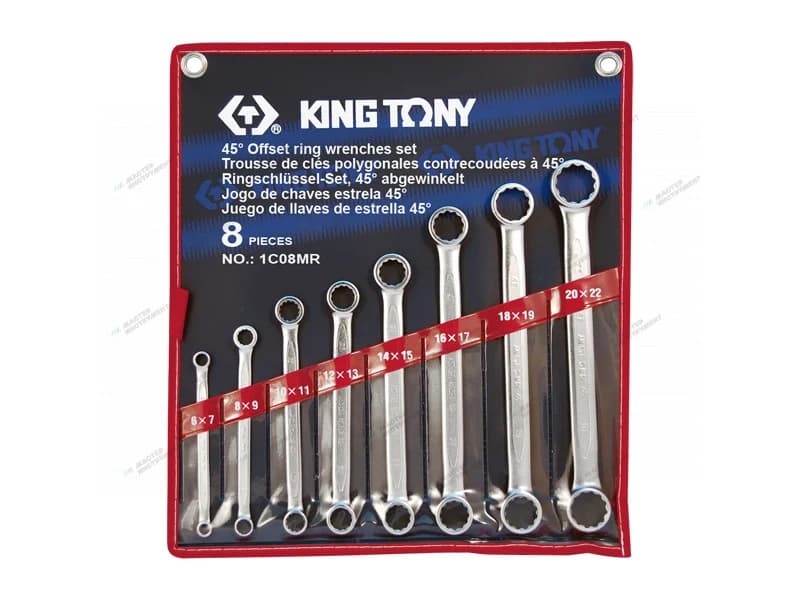 Набор накидных ключей King Tony 1C08MR в кейсе