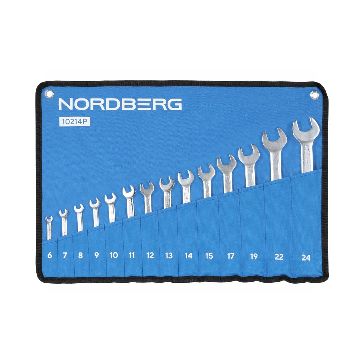 Набор комбинированных ключей NORDBERG 10214P в чехле