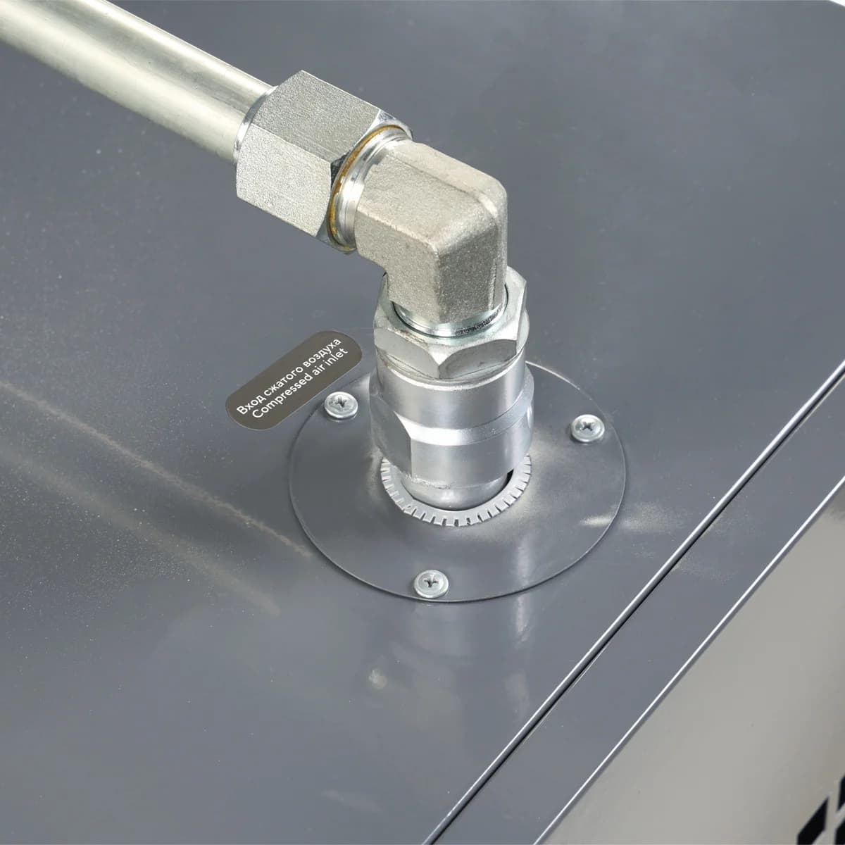 Компрессор винтовой, 11 кВт, 10 бар, 1550 л/мин, ресивер 410 л, с частотным преобразователем, осушитель