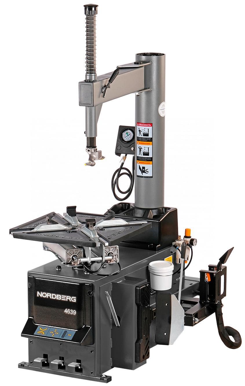 Шиномонтажный станок NORDBERG 4639G 380 — общий вид, серый