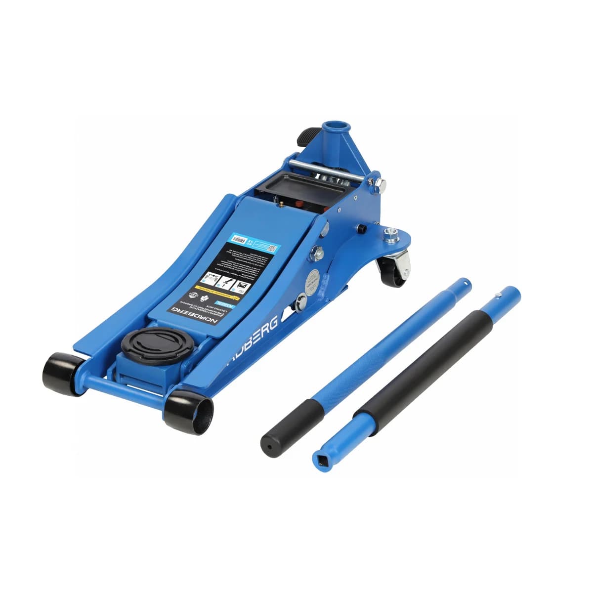 Домкрат подкатной NORDBERG N3203L — 3 т, стопор, подхват 7,5 см