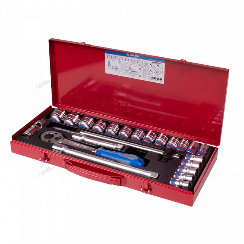 Набор головок 4028MR90 в металлическом кейсе