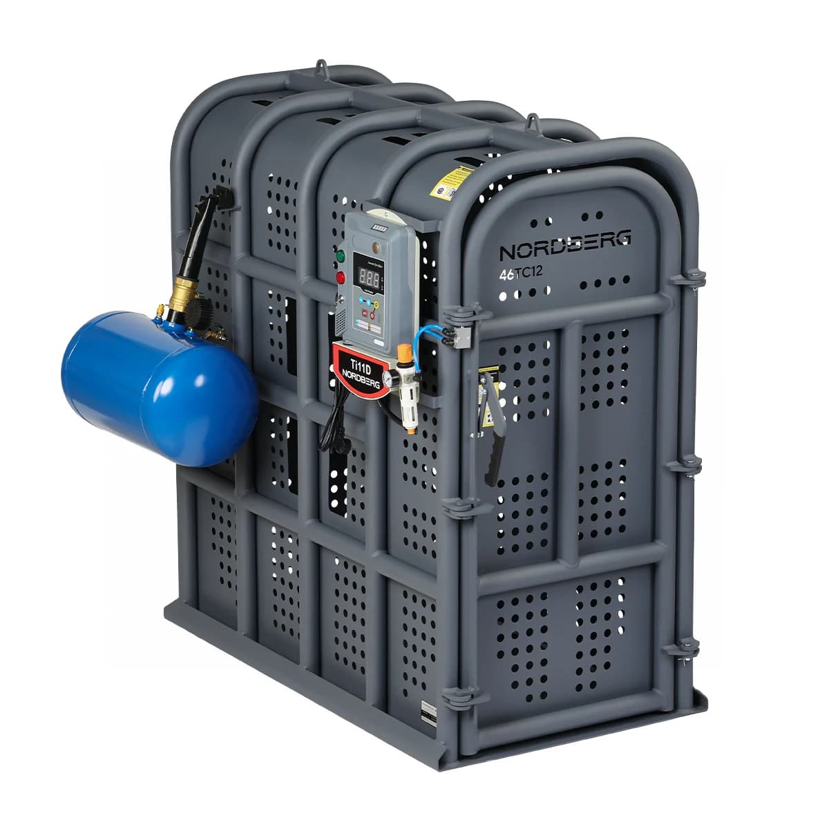Клеть NORDBERG 46TC12 — для накачки грузовых колёс до 12 бар Ø118 см с бустером и автоподкачкой