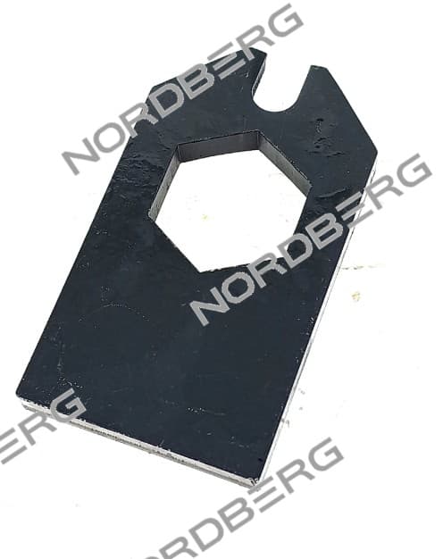 Пластина-фиксатор шестигранника NORDBERG C-01-1300005 для станка 4638