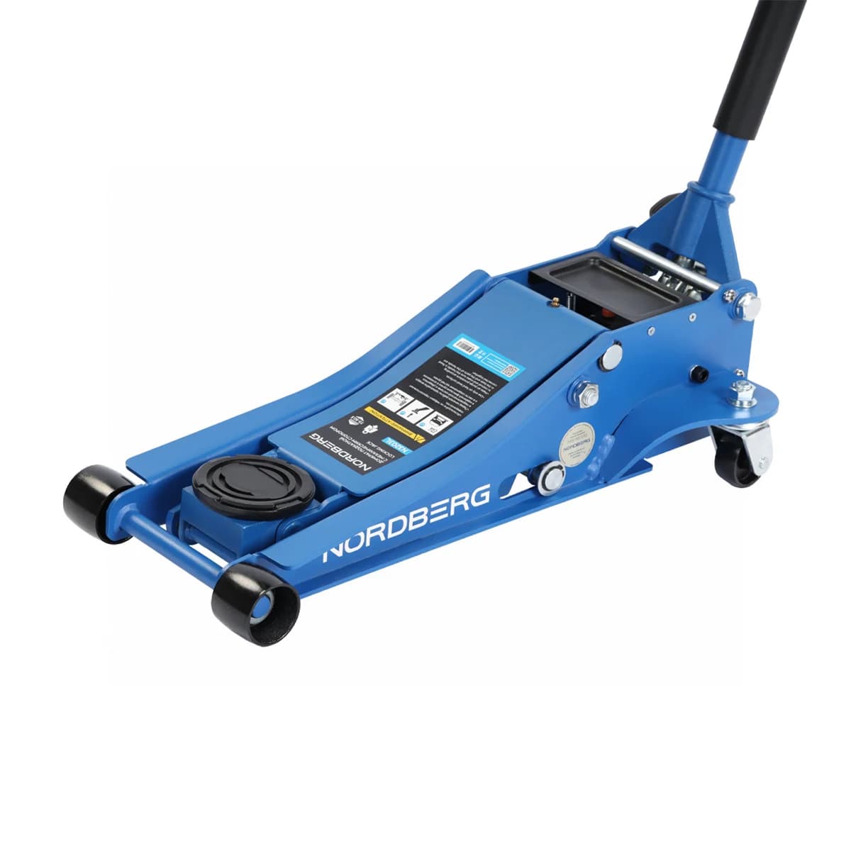 Домкрат подкатной NORDBERG N3203L — 3 т, стопор, подхват 7,5 см