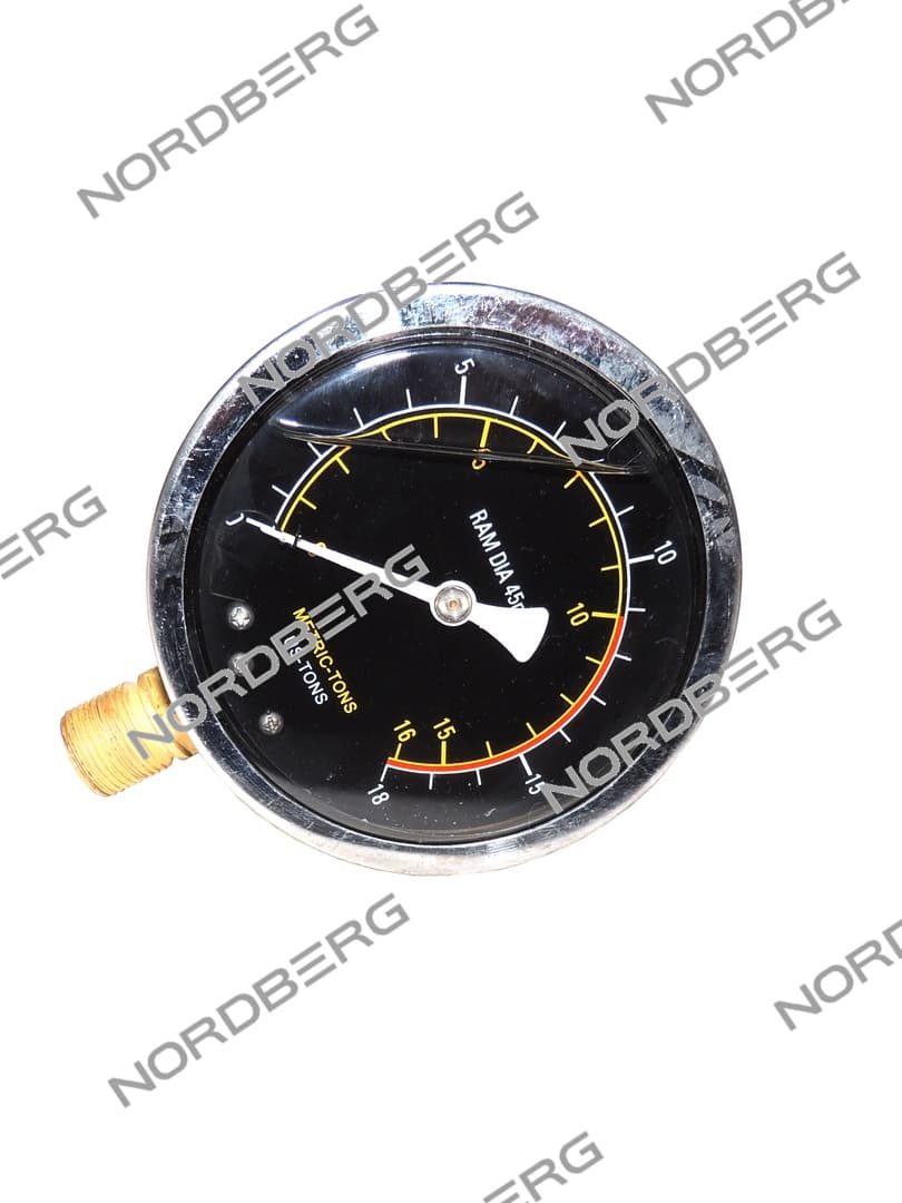 Радиальный глицериновый манометр для гидравлического пресса NORDBERG N3610 — общий вид