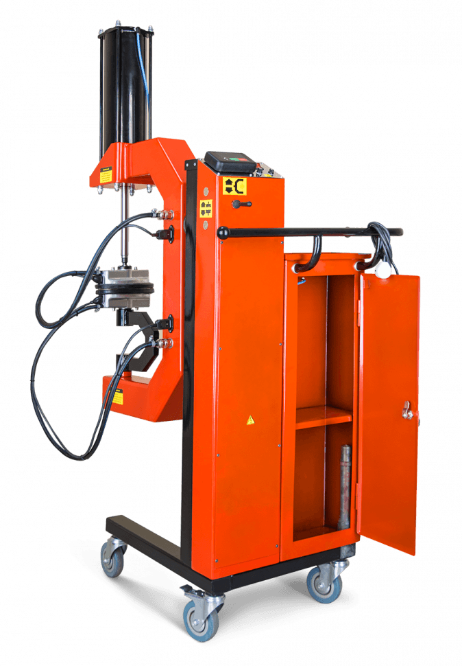 Вулканизатор СИБеК Эльф-П — подкатной, 220 В, пневмопривод, до 600 мм