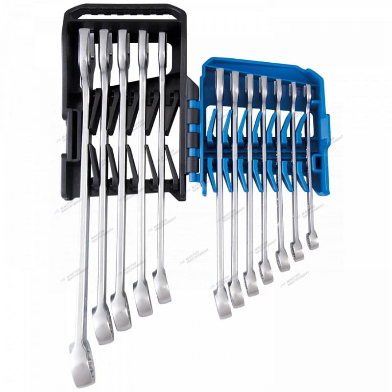 Усиленные рожковые и накидные ключи King Tony в картонной коробке