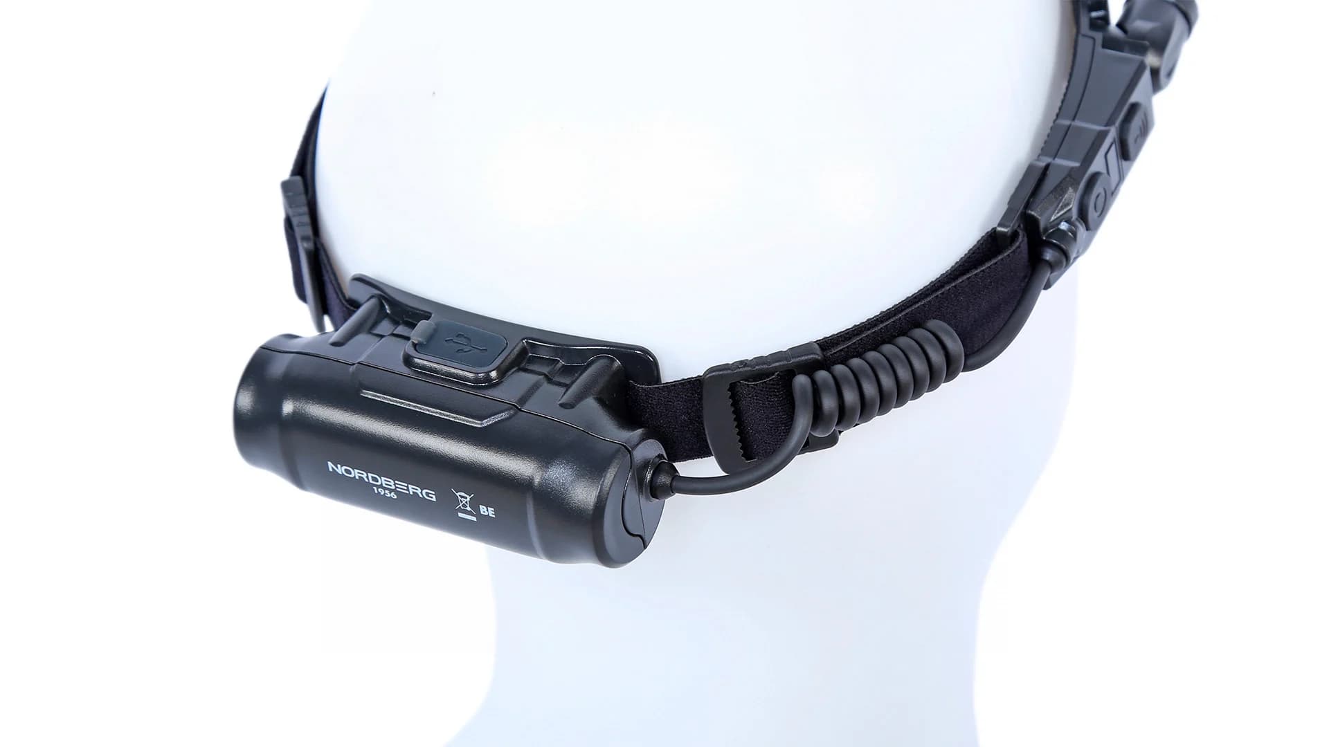 Фонарь налобный аккумуляторный NORDBERG 1956 — 700 лм / IP54 / USB-C
