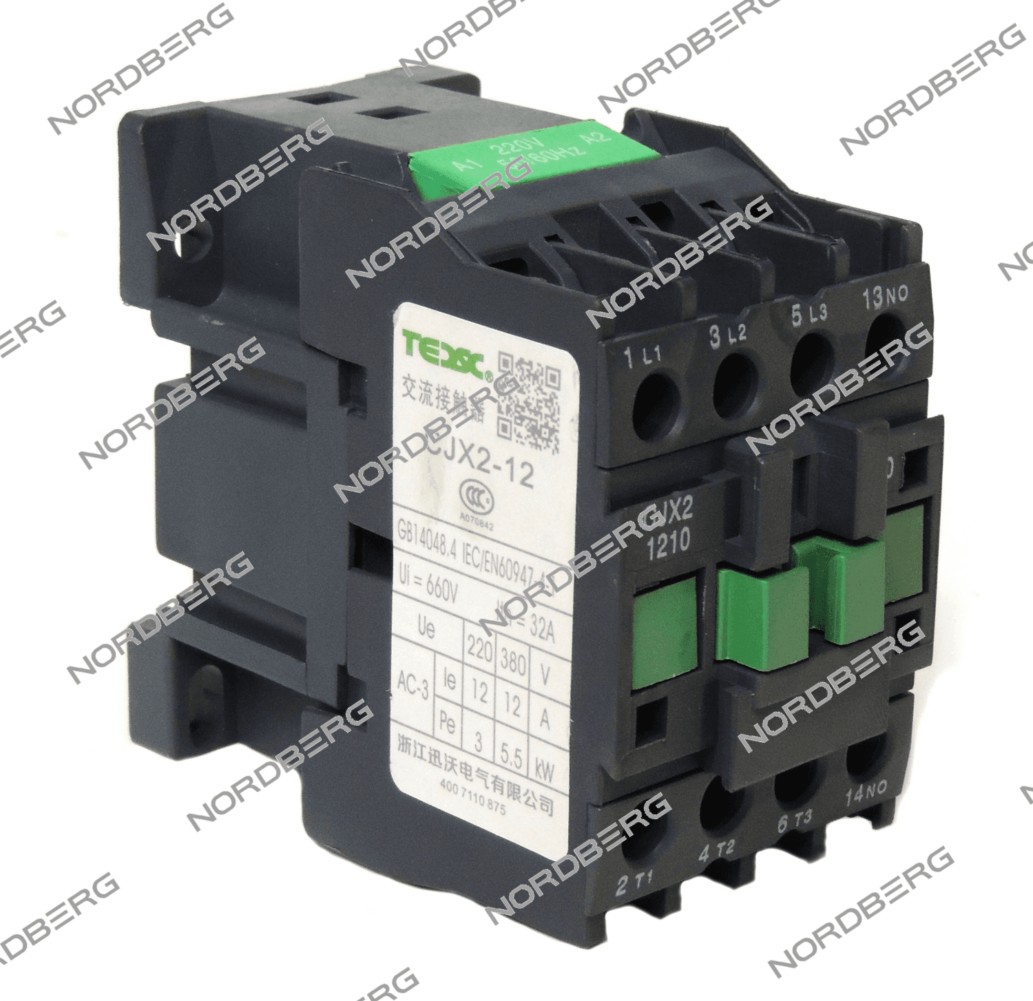 Пускатель магнитный 380В NORDBERG — общий вид