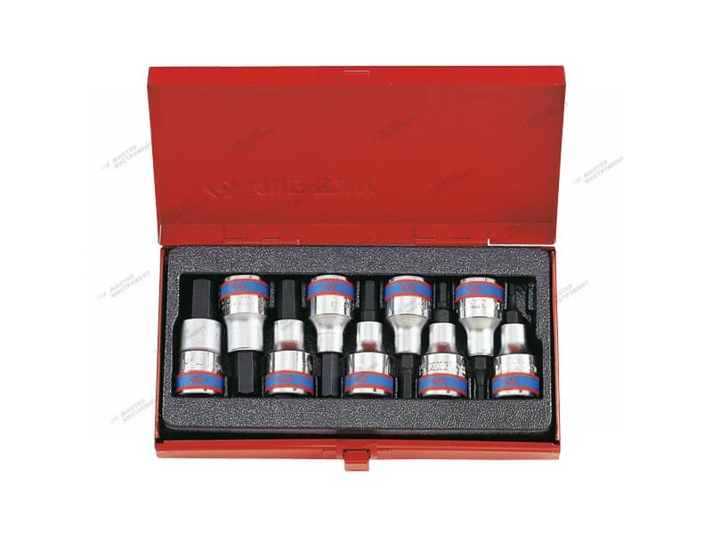 Набор ударных насадок KING TONY 4110PR HEX 1/2 дюйма в кейсе