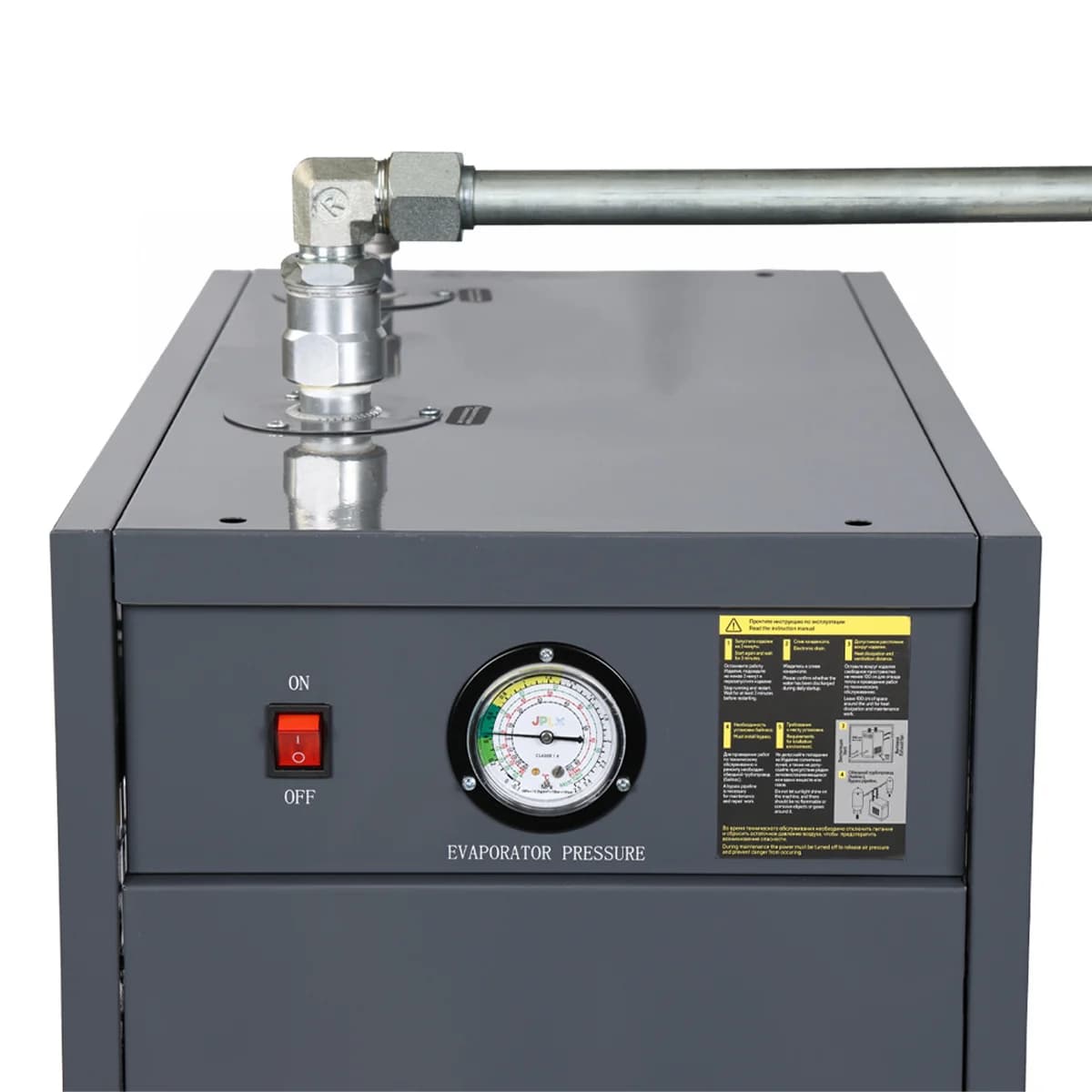 Компрессор винтовой, 11 кВт, 10 бар, 1550 л/мин, ресивер 410 л, с частотным преобразователем, осушитель