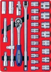 Набор торцевых головок МАСТАК 5-004228 в ложементе