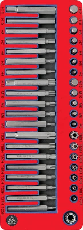 Набор ударных вставок МАСТАК 5-5240 в кейсе