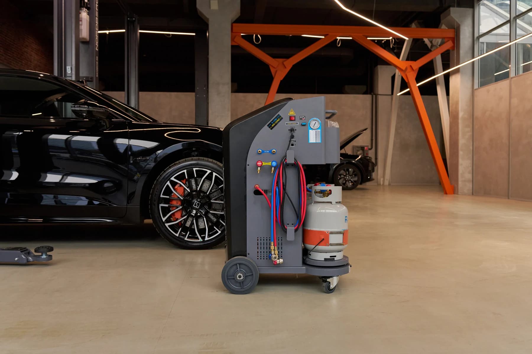 Установка автомат для заправки автомобильных кондиционеров (R134a+R1234yf)