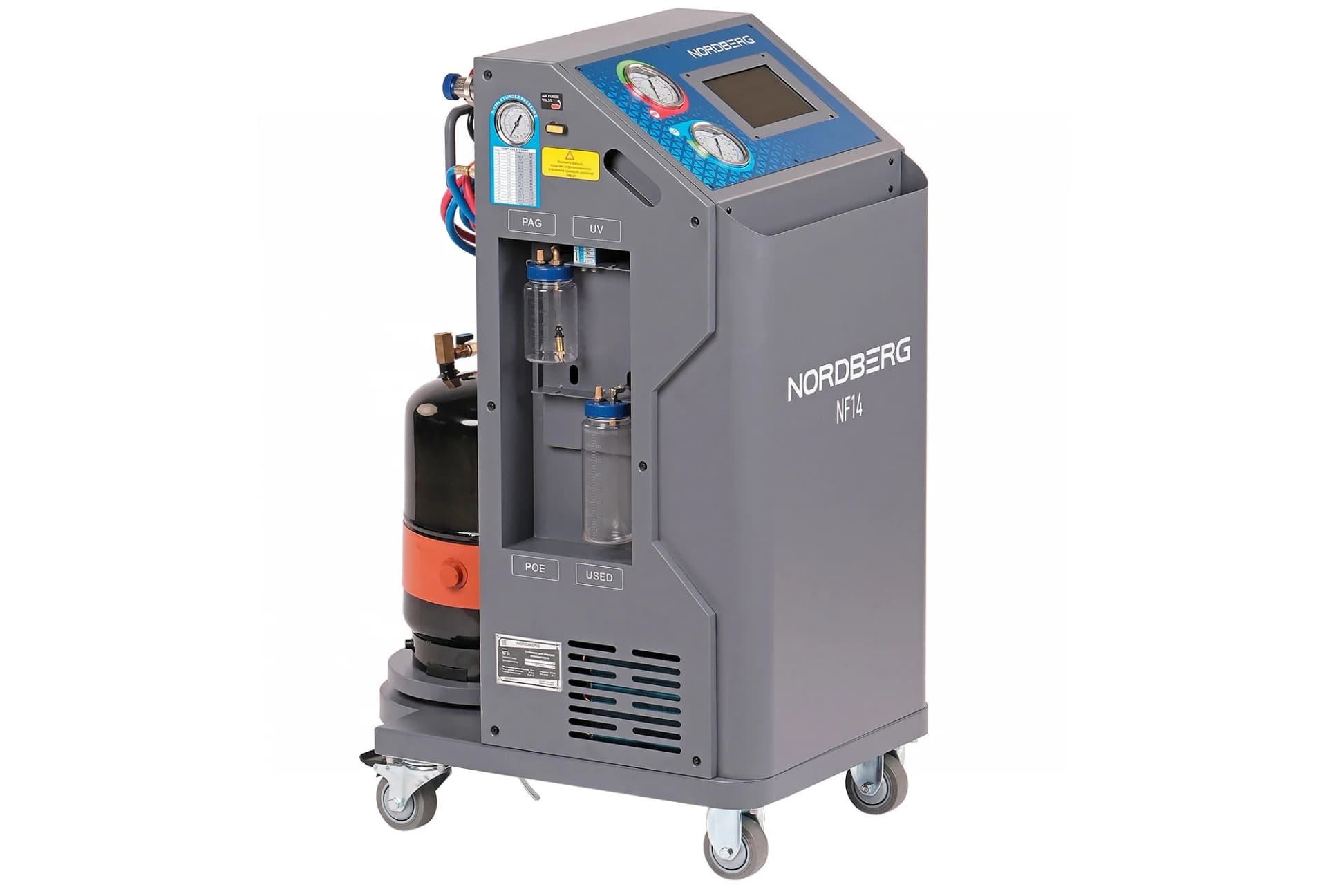 Nordberg NF14 — панель управления и цифровой дисплей