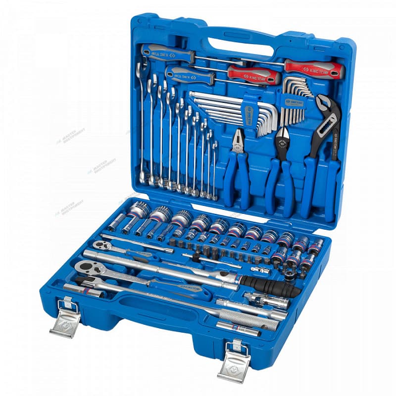 Набор инструментов King Tony 7587MR01 в открытом кейсе